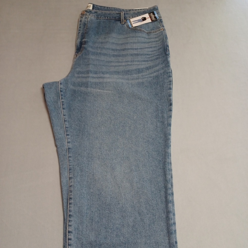 Edited by Remi Bader Loose Straight Jeans Auth Blue Plus Size 28W ERW1007 NWT